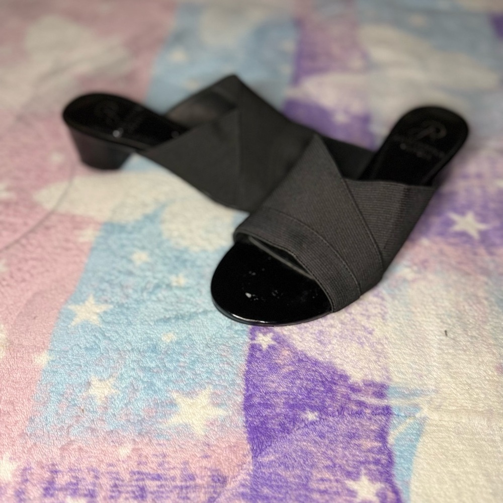 Elegant Black Women's Slide Sandals